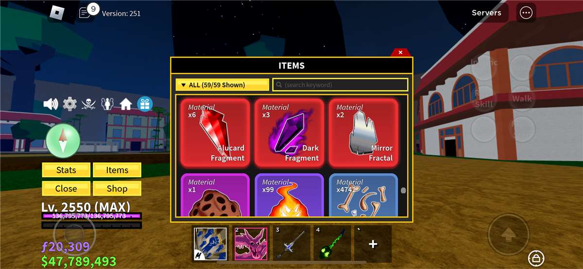 Blox fruit account