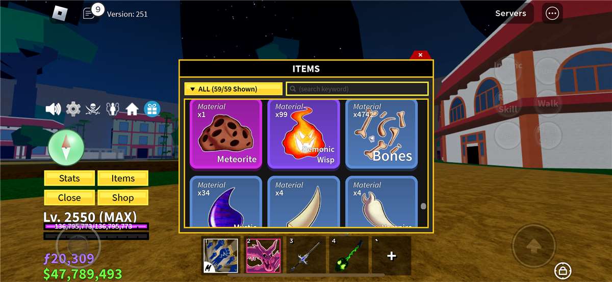 Blox fruit account