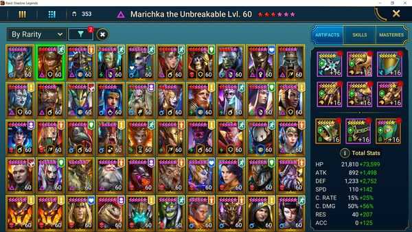 85 Legendary
