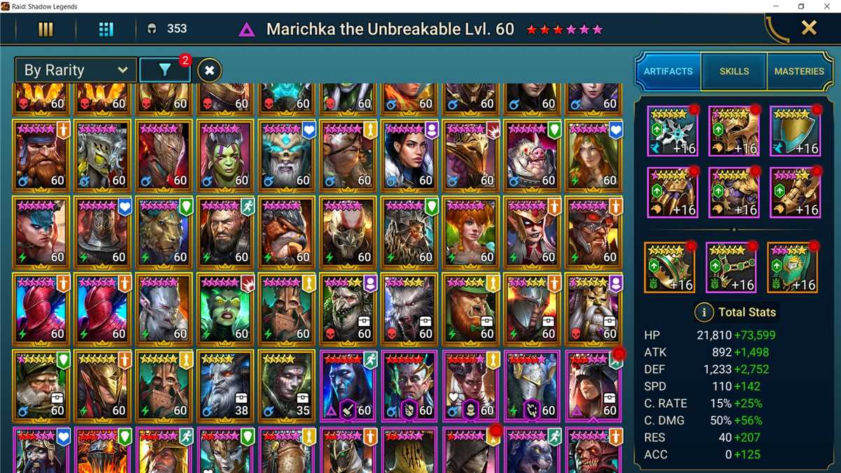 85 Legendary
