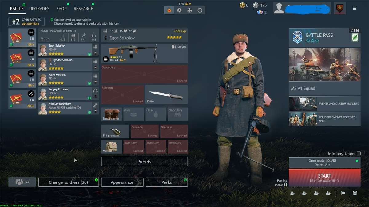 USSR maximum level + Mail