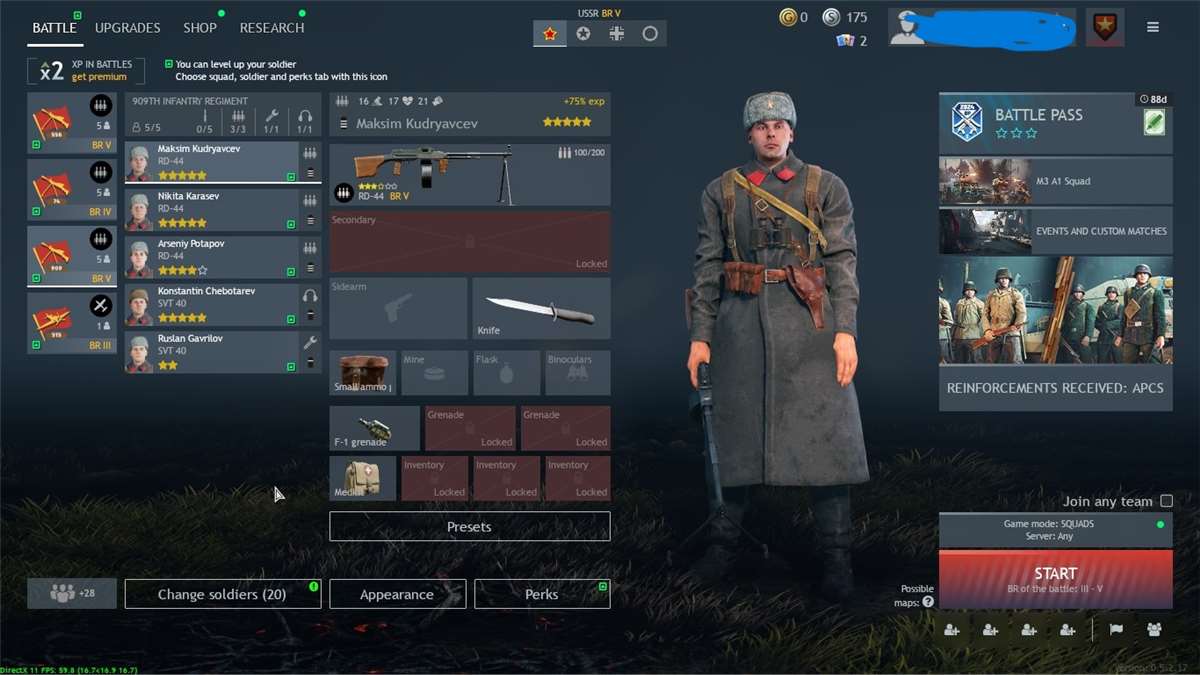USSR maximum level + Mail