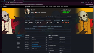 Selling a top Steam account with over 40 games
