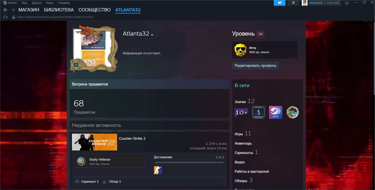 Menjual akun Steam saya