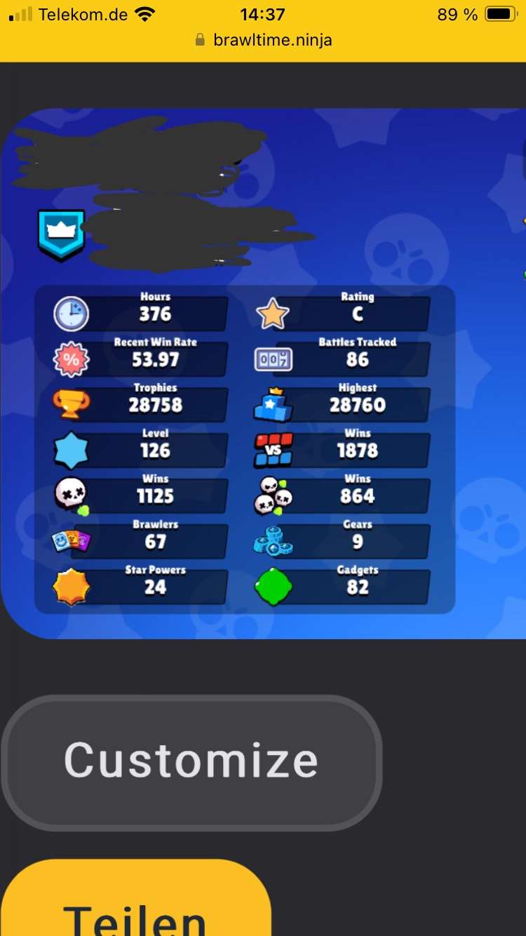 Brawl stars account