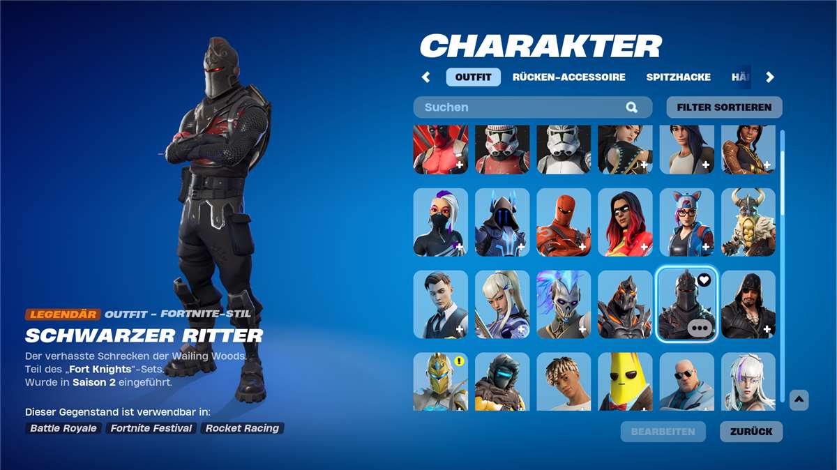 Fortnite Account (Renegade, Galaxy & BK)