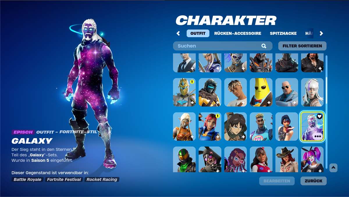 Fortnite Account (Renegade, Galaxy & BK)