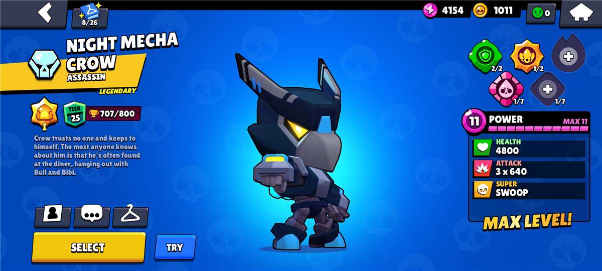 mecha crow, fang hypercharge account