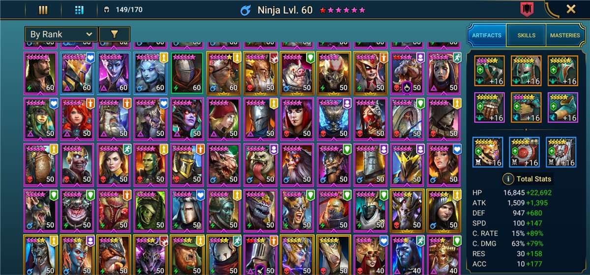 Account LVL 84 3.1m Power 70+ Leg UNM 