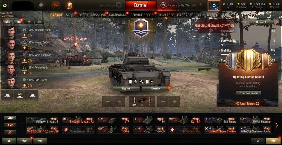 EU/9 premiums/650 gold/Full change