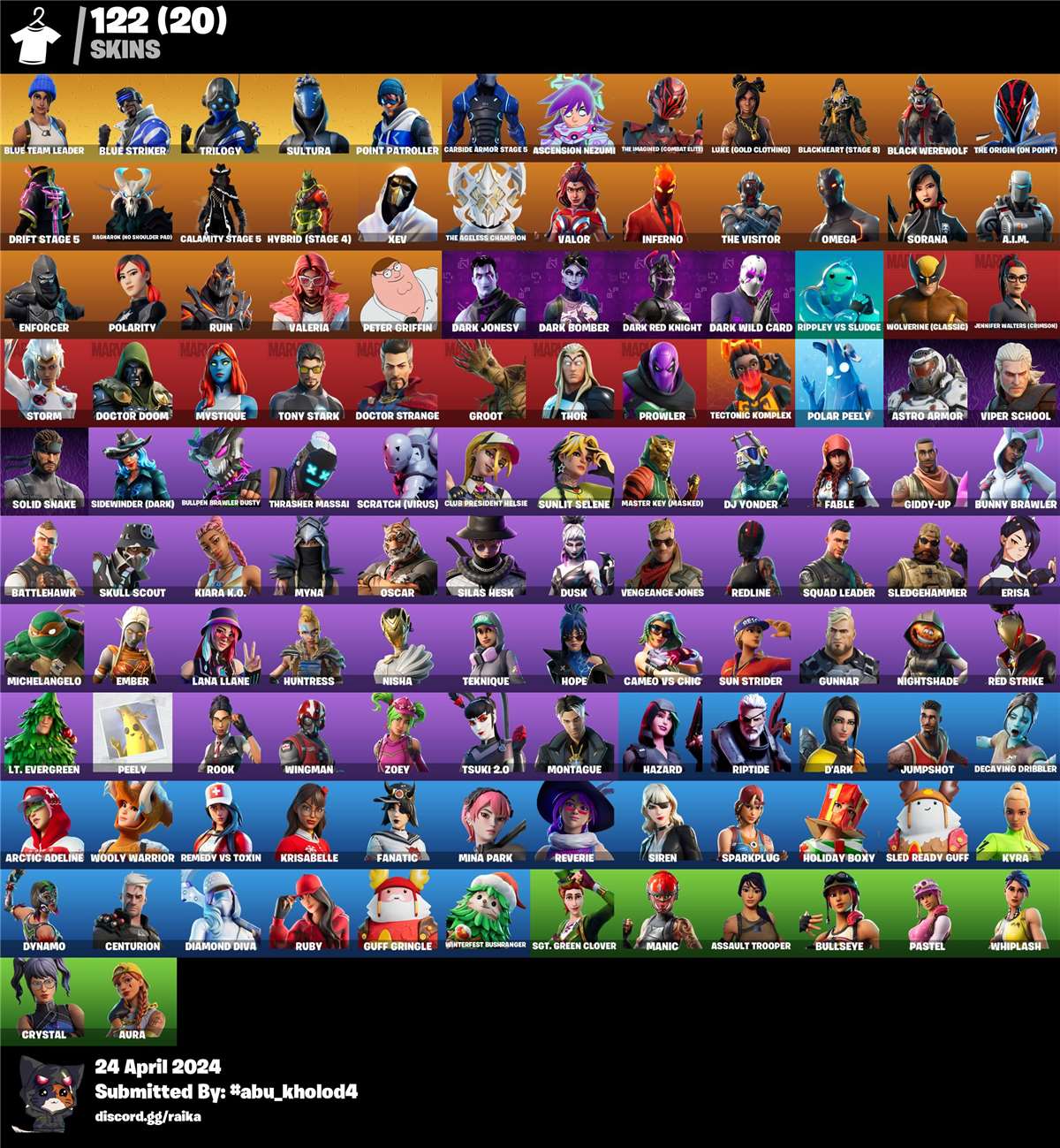 Fortnite account og 