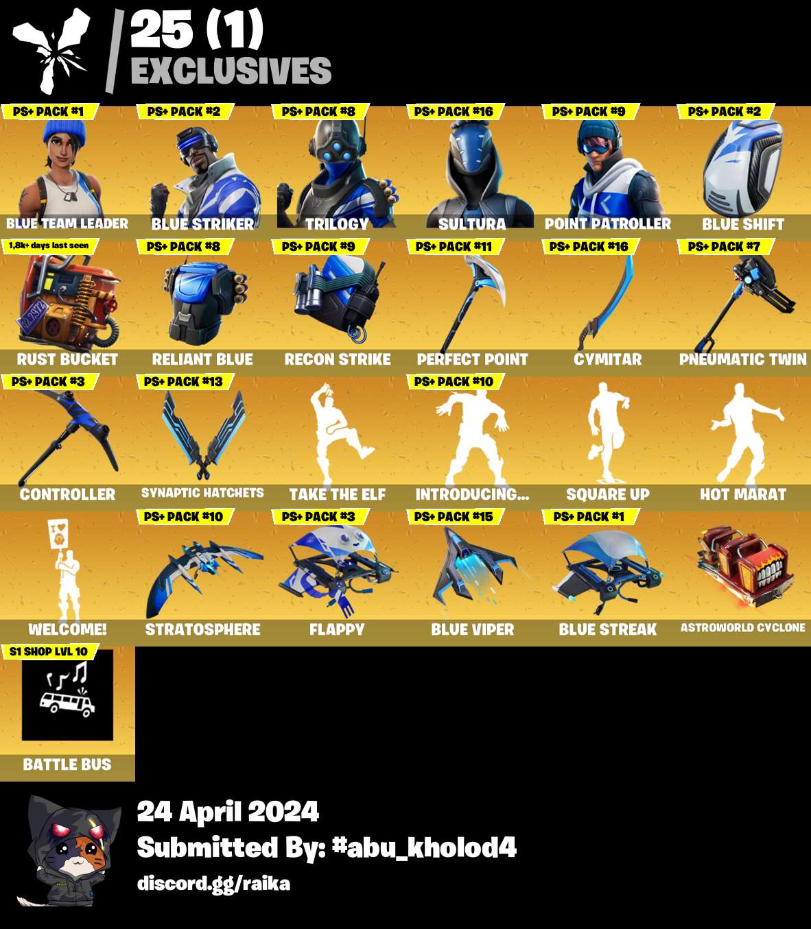 Fortnite account og 