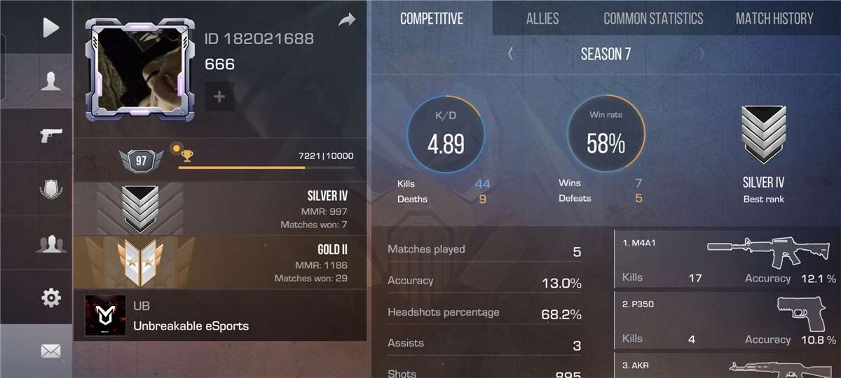 Rare Account 