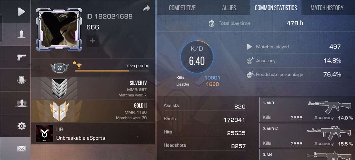 Rare Account 
