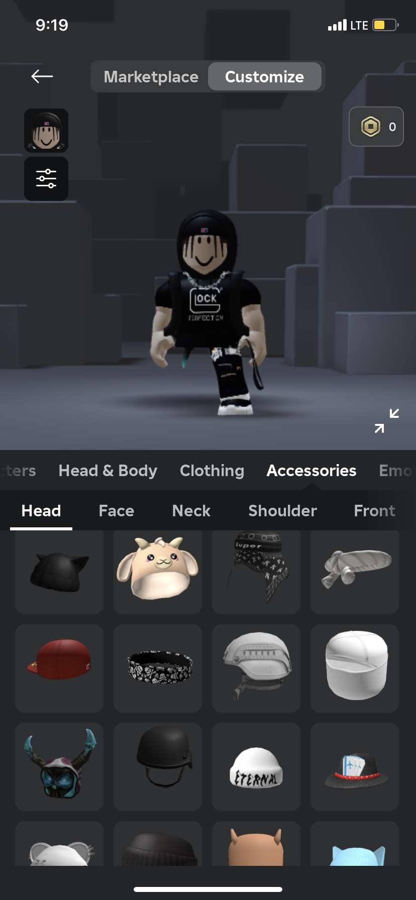 Korblox account 