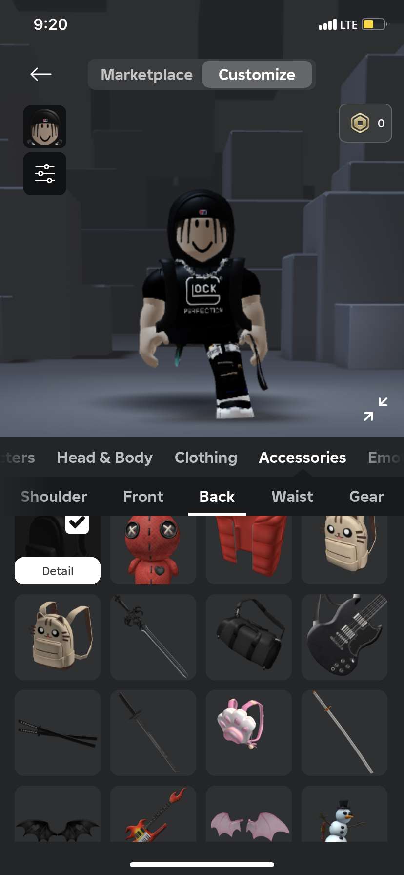 Korblox account 