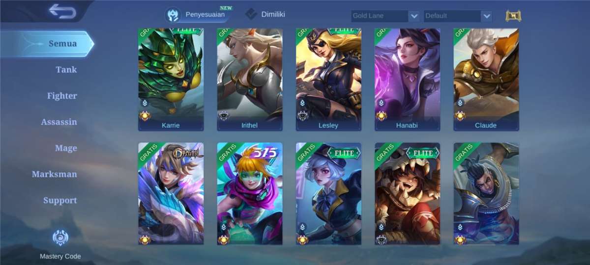 WTS Mobile Legends Account 