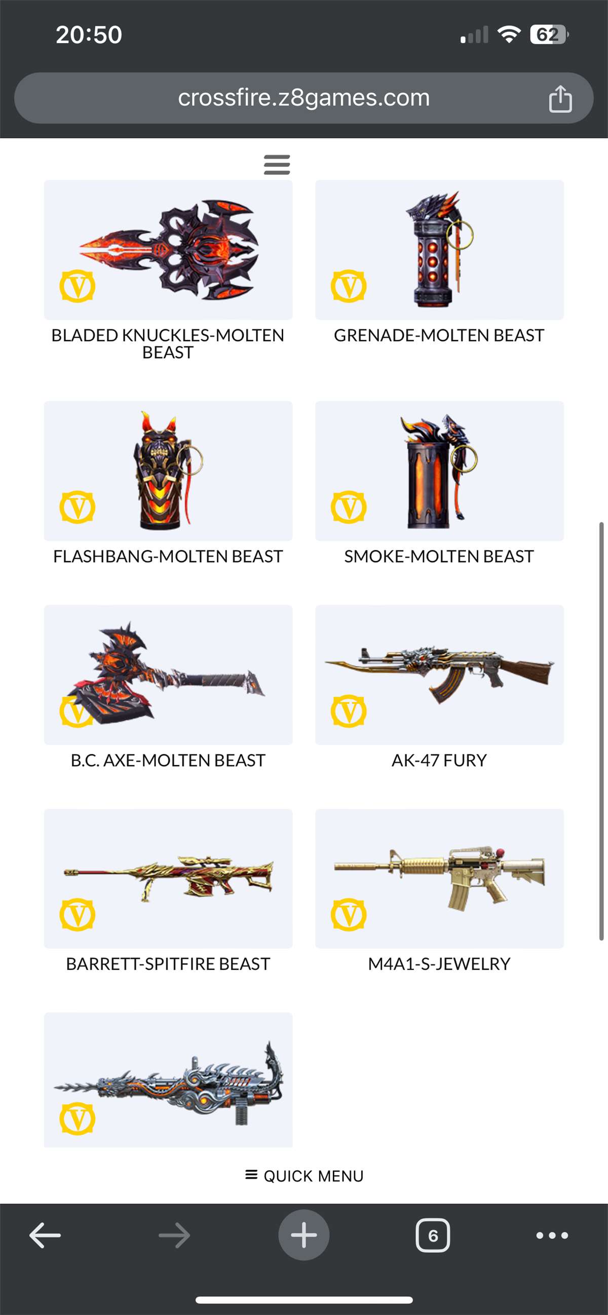 Crossfire West 1400$ account - 27 VIP WEAPONS