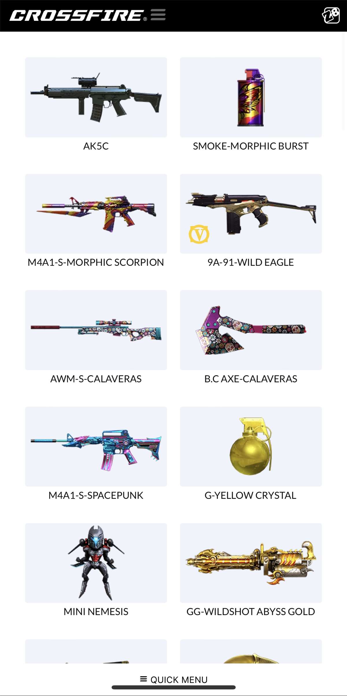 Crossfire West 1400$ account - 27 VIP WEAPONS