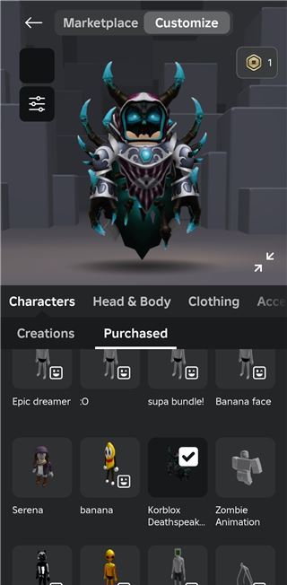Korblox Acc Stacked | message me for more inf