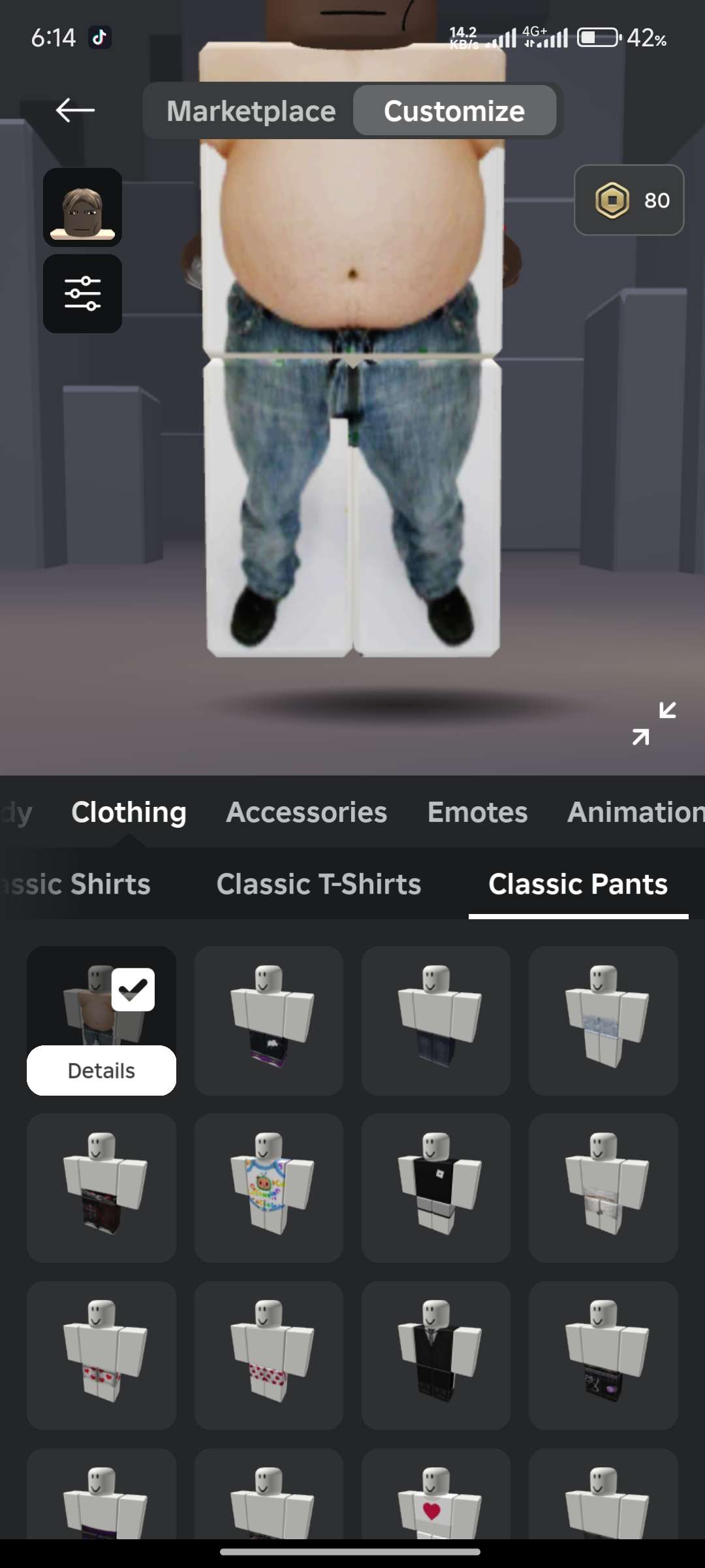 Roblox account +Robux