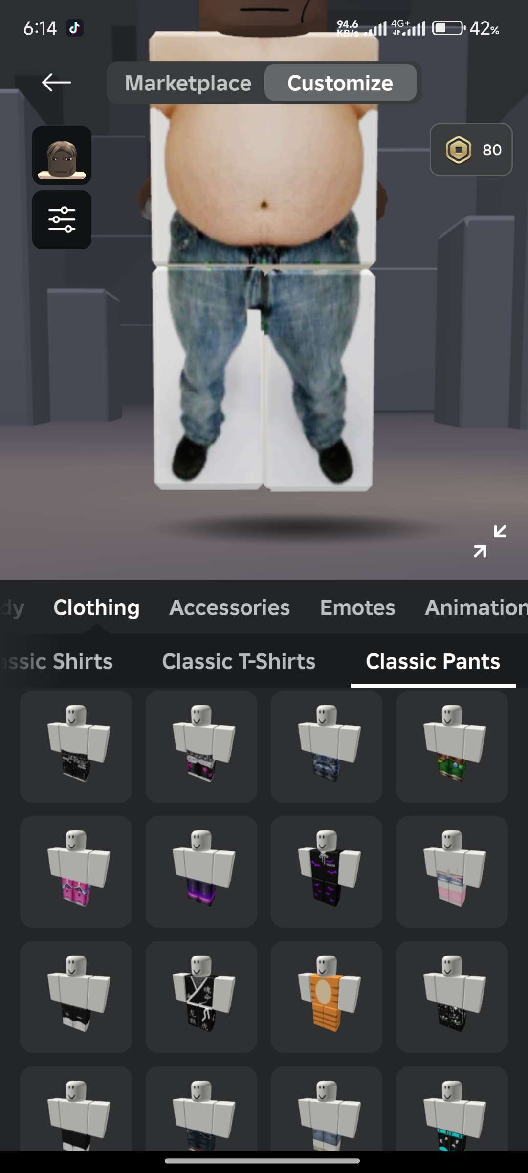 Roblox account +Robux
