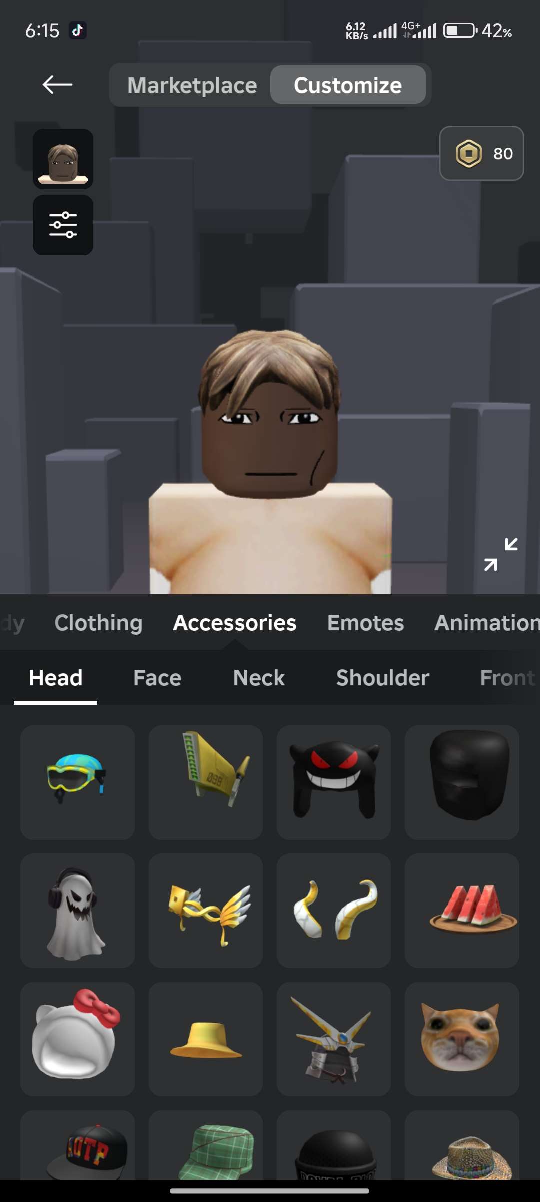 Roblox account +Robux