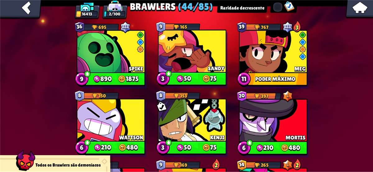 Brawl Stars account with 16k trophies 
