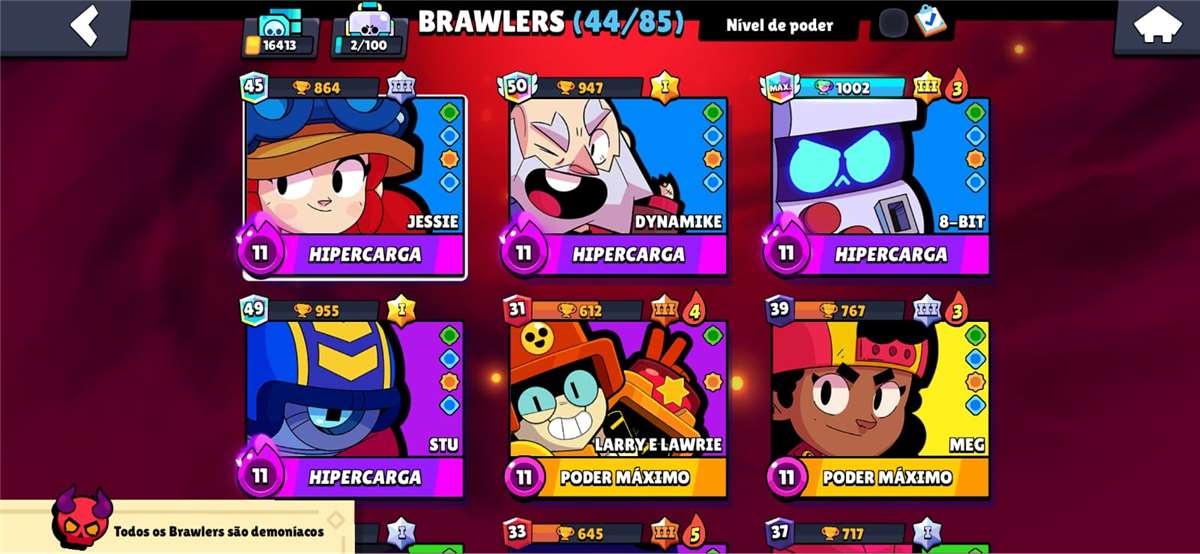 Brawl Stars account with 16k trophies 