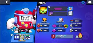 Brawl Stars account with 16k trophies 