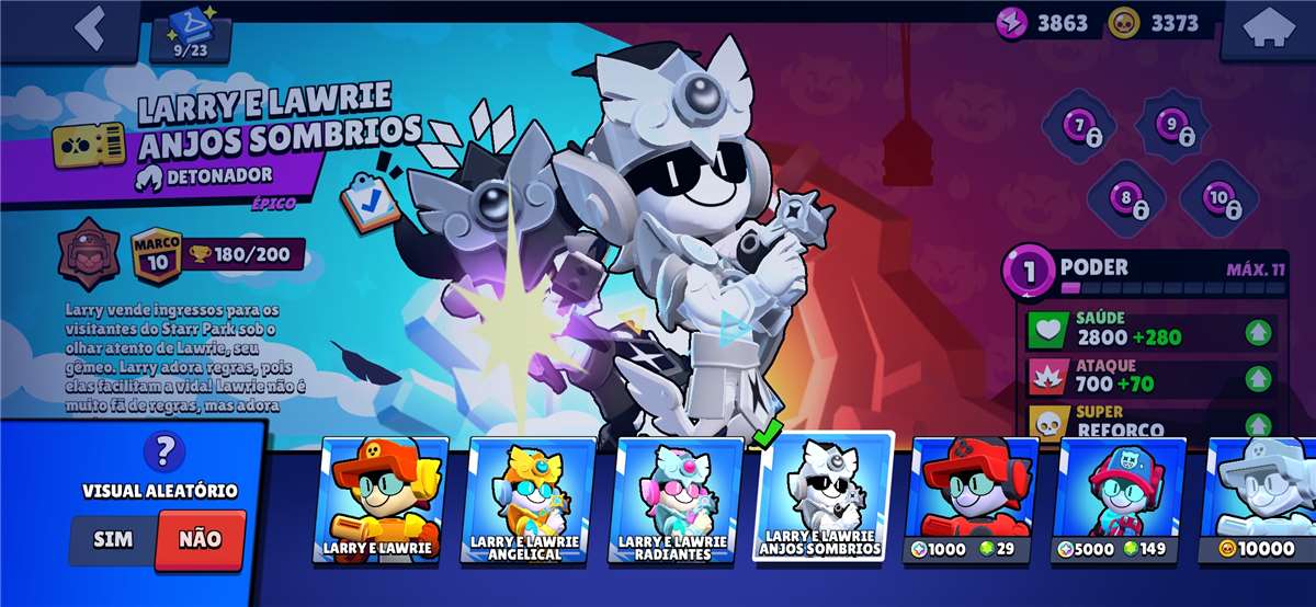 Brawl Stars account with 21k trophies 