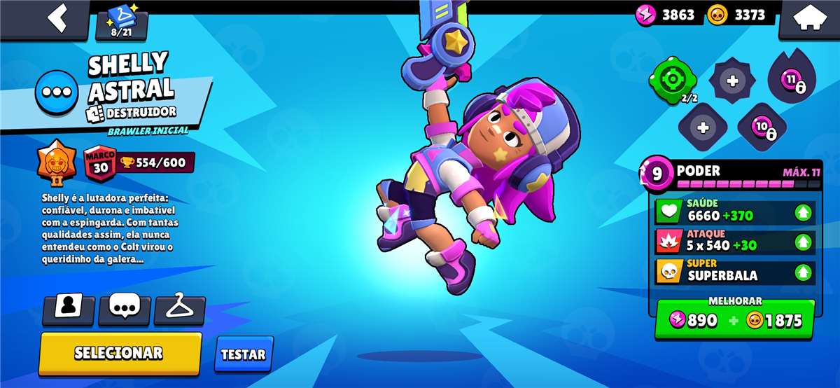 Brawl Stars account with 21k trophies 