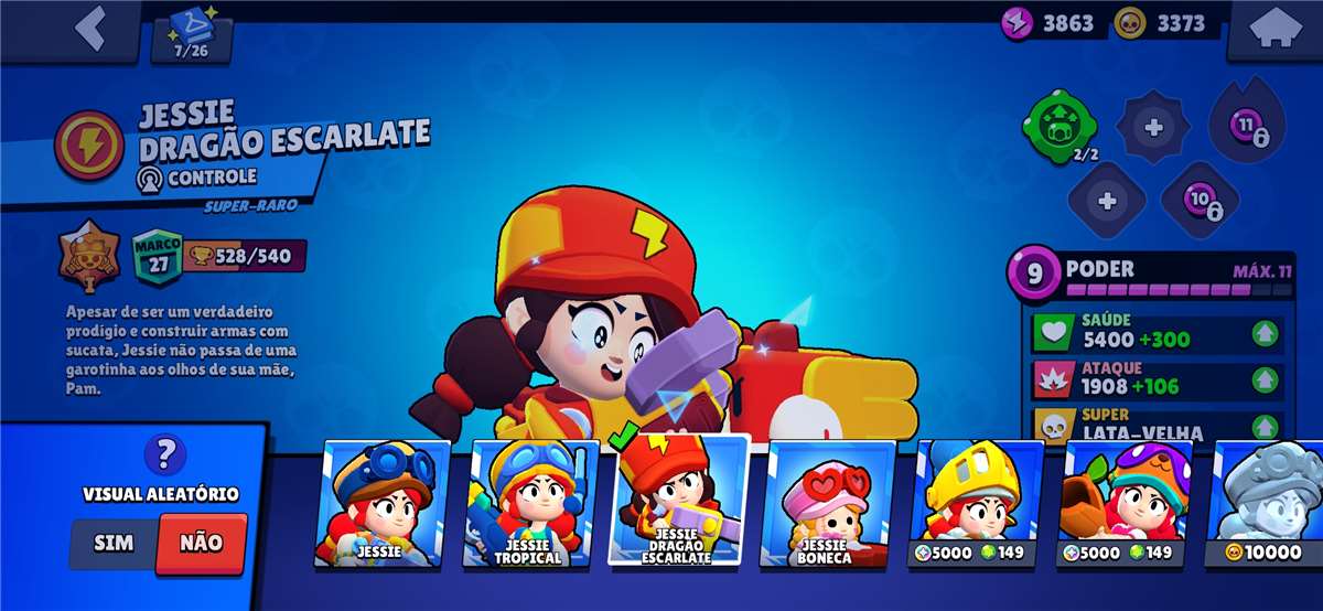 Brawl Stars account with 21k trophies 
