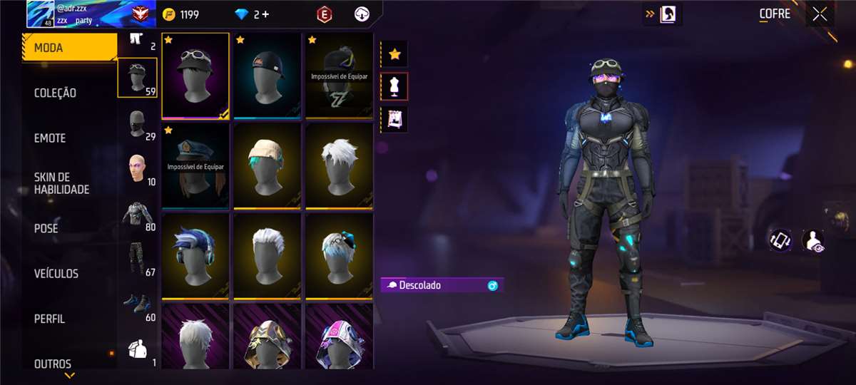 Conta de Free Fire