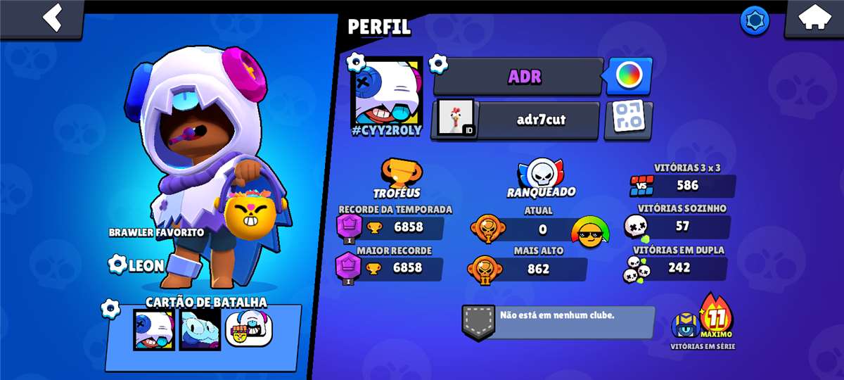 Conta de Brawl Stars