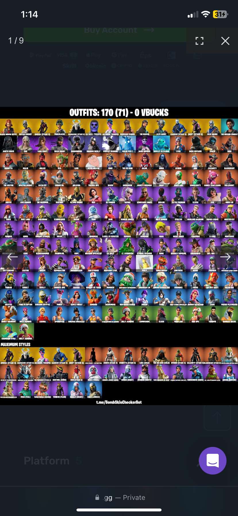 Loaded account 100+skins full xbox access 