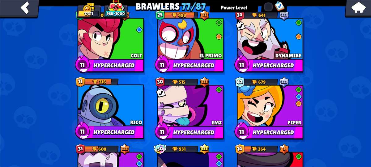 Stacked Brawl Stars Account