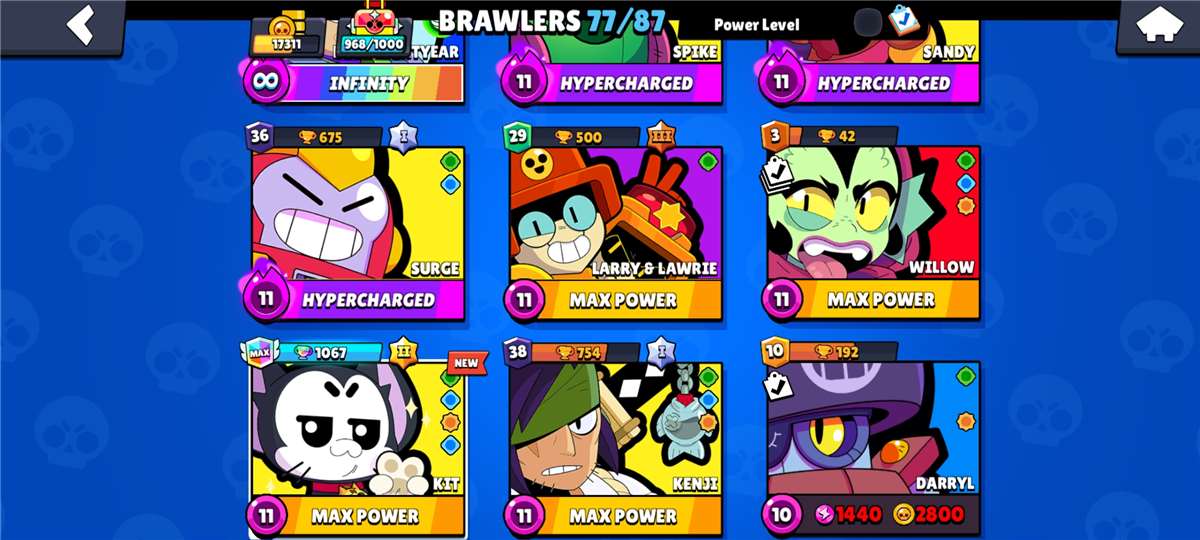 Stacked Brawl Stars Account
