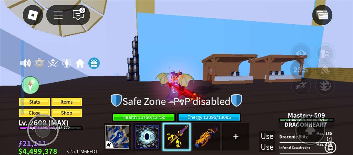 Blox fruit account 