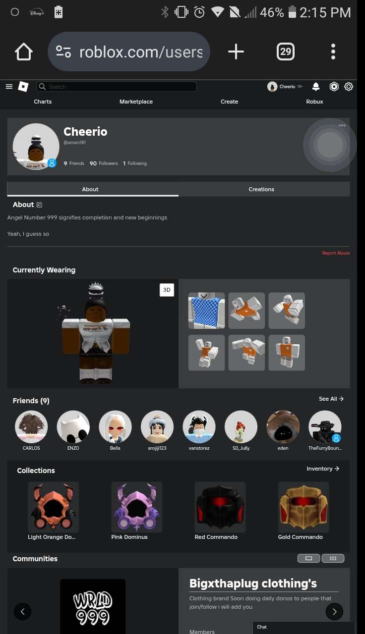 Roblox account 2017-