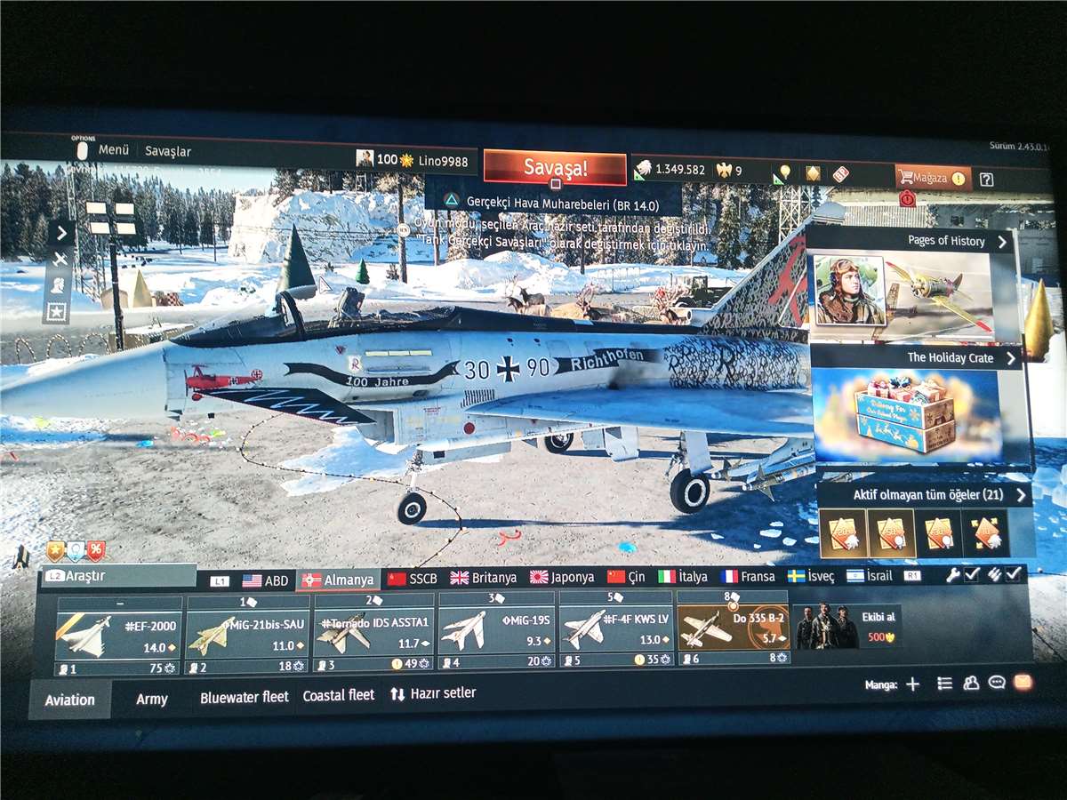 War thunder account 