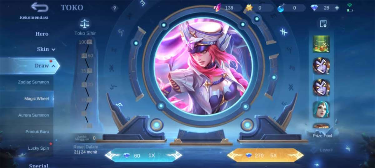 Akun mobile legend tahun 2020 skin banyak