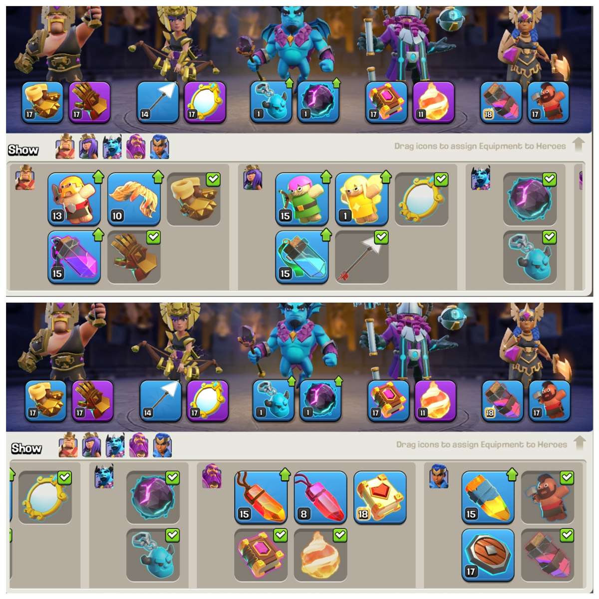 TH17 Almost Maxed [4 Epic Equipments] | 17 Cr