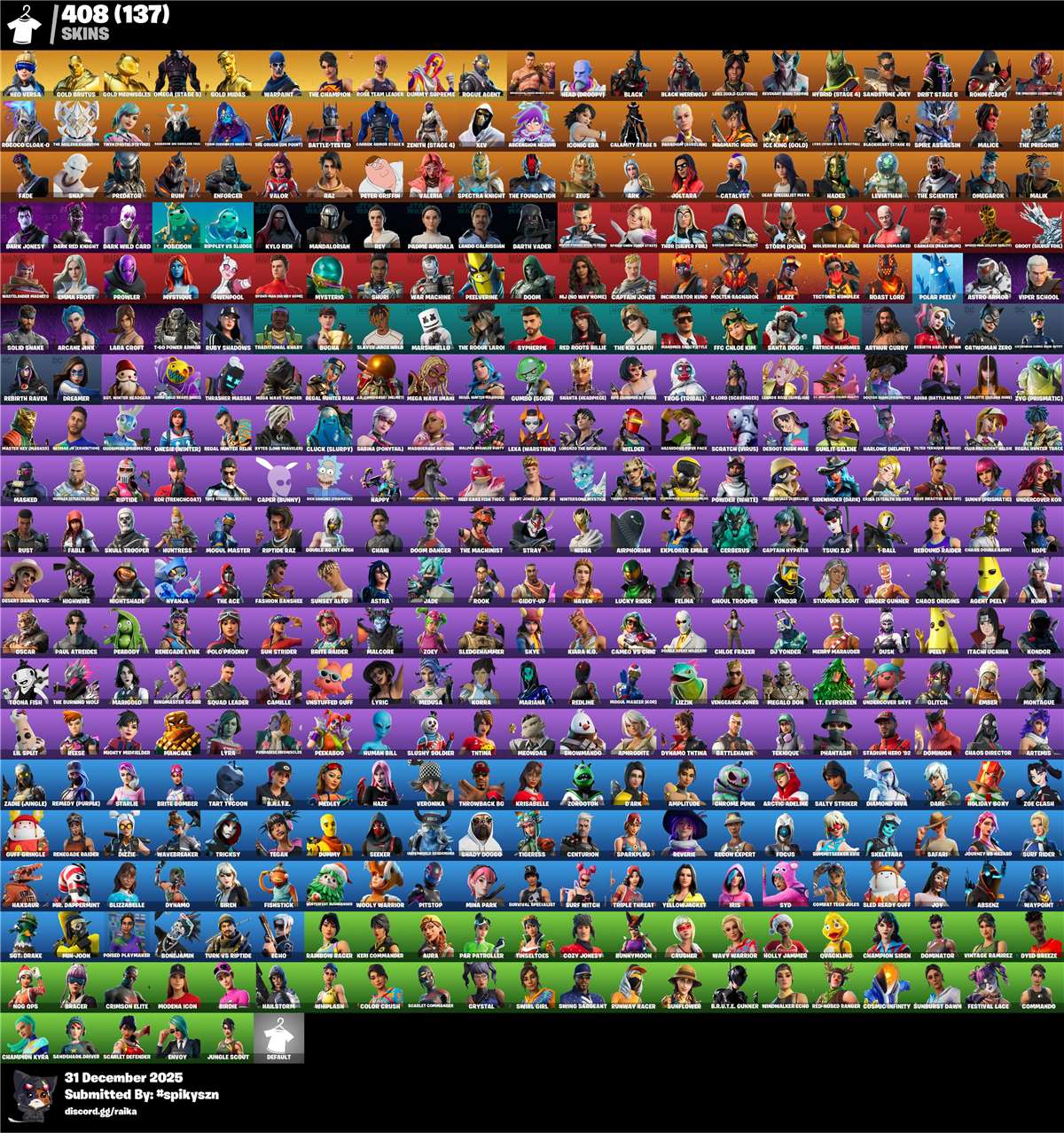 408+ skins exclusive skins for a great price!