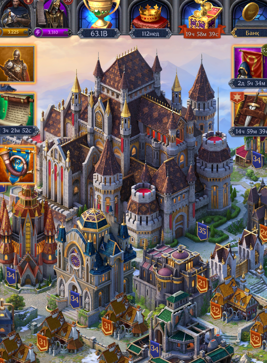 Selling battle account 35 castle