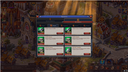 Spears, knights, reconnaissance +4 farms