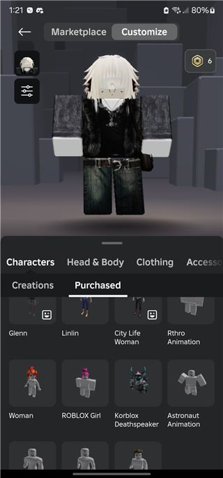 Korblox account
