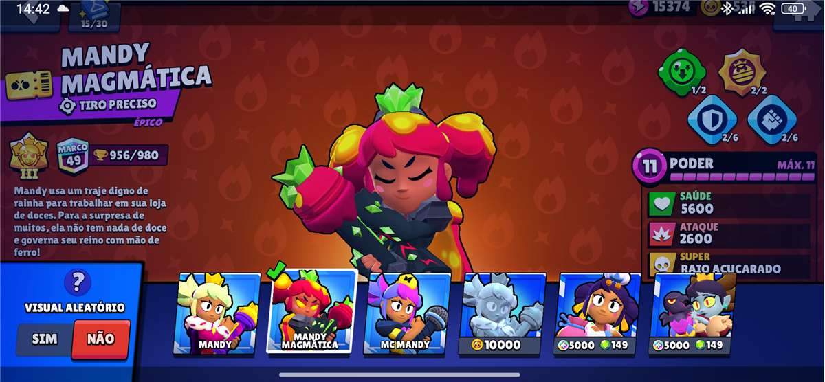 Conta do brawl stars 