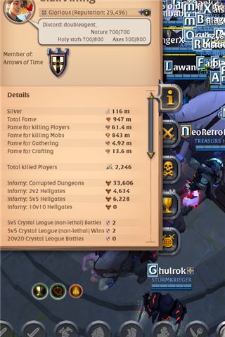 947kk fame and 230m+ silver