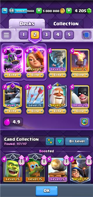 Clash royale account old and rare + bonus